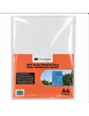 PET FILM ELECTROSTATICO HOLOGRAFICO T